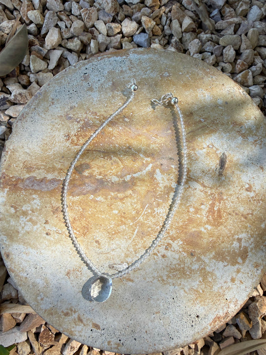 Floating Crystal Anklet